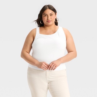 Women's Asymmetrical Hem Tank Top - Wild Fable™