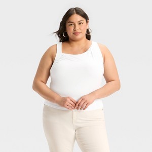 Women's Asymmetrical Hem Tank Top - Wild Fable™ - 1 of 3