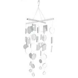 Woodstock Chimes Asli Arts® Collection, Mirror Chime, Medium 20'' Wind Chime C125