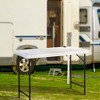 Tricam Seek SKFT-44 Outdoor Folding Fish and Game Cleaning Table with Quick Connect Stainless Steel Faucet and Drain Hose - 3 of 4