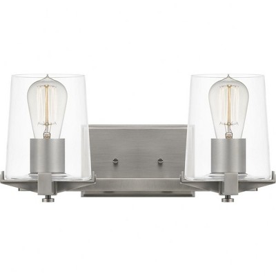Quoizel Lighting Perry 2 - Light Vanity in  Antique Nickel