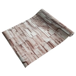 Slickblue Peel and Stick Wallpaper with 3 Design Options - 45 Sq Ft, Rustic Charm, Self-Adhesive, Easy Application - 1 of 3