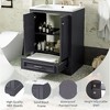 Lyngins 24" Bathroom Vanity with Ceramic Sink, Modern Freestanding Storage Cabinet with  Large Cabinet (3 Adjustable Shelves) + Retractable Drawers - 4 of 4