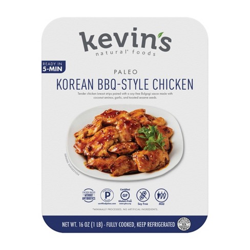 Kevin's Natural Foods Korean Bbq-style Chicken - 16oz 