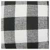 Black Buffalo Check Throw Pillow (18"x18") - The Pillow Collection - image 2 of 3