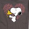 Men's - Peanuts - Snoopy Woodstock Xo Heart Short Sleeve Graphic T-Shirt - 2 of 4