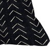 Becky Bailey Mud Cloth Big Arrows Square Throw Pillow Black/White - Deny Designs - 3 of 4