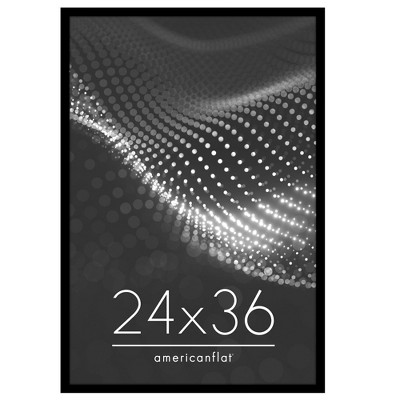 Americanflat Poster Frame - Perfect for Photos and Artwork - Black