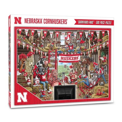 NCAA Nebraska Cornhuskers Barnyard Fans 500pc Puzzle