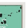 Kate and Laurel Sylvie Kiss Framed Canvas by Arm of Casso, 23x33, White - 3 of 4