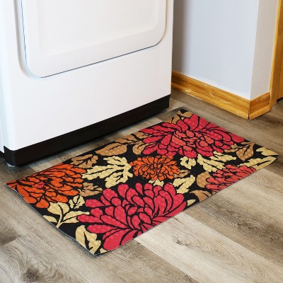 Entryway Door Floor Mat Outdoor Decorative Floral Rubber Large Heavy Doormat New 