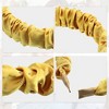 Unique Bargains Women's All Hair Solid Color Pleated Headband 1 Pc - 3 of 4