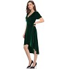 Women's Standard Velvet Formal Holiday Party Gown Dress - 2 of 3
