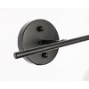 Elegant Lighting Gene 1 light Chrome and Frosted white glass right Wall sconce - 2 of 4