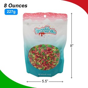 Sprinkle Me This – The Gift of Christmas – Holiday Sprinkles with Red & Green Jimmies, Pearls & Christmas Tree Shapes - 1 of 4