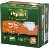 Depend Protection with Tabs, Maximum Briefs S/M, 20 Count 19-34 in Waist - image 3 of 4