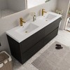 Whisen Freestanding Bathroom Vanity with Stone Resin Sink, U-Shaped Interior, 2 Soft-Close Drawers, Pre-Assembled Cabinet - 2 of 4