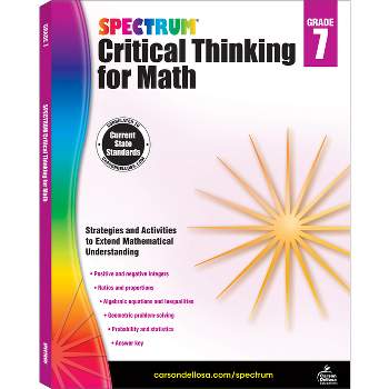 Spectrum Critical Thinking for Math, Grade 7 - (Paperback)