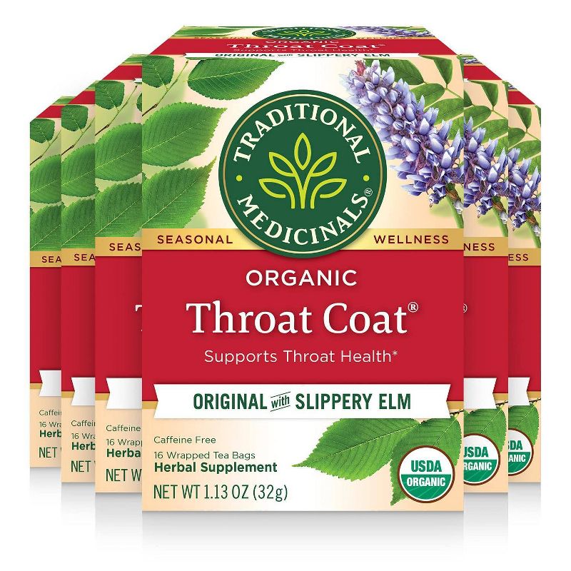 Traditional Medicinals Throat Coat 16ct Tea, 1 of 6