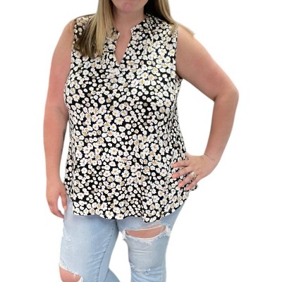 Women's Daisy Sleeveless Gabby Top - honeyme