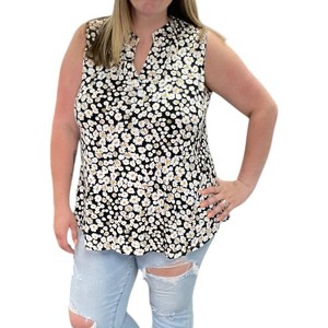 Women's Daisy Sleeveless Gabby Top - honeyme - 1 of 2