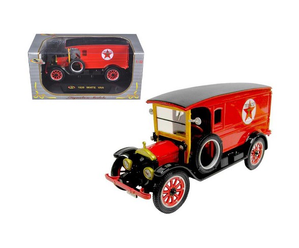 1920 White Delivery Van Texaco Red 1/32 Diecast Car Model by Signature Models