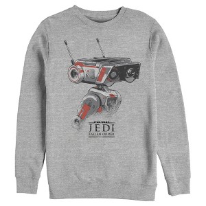 Men's Star Wars Jedi: Fallen Order BD-1 Grunge Sweatshirt - 1 of 3