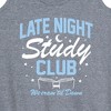 Women's - Instant Message - Late Night Study Club Graphic Racerback Tank - 2 of 4