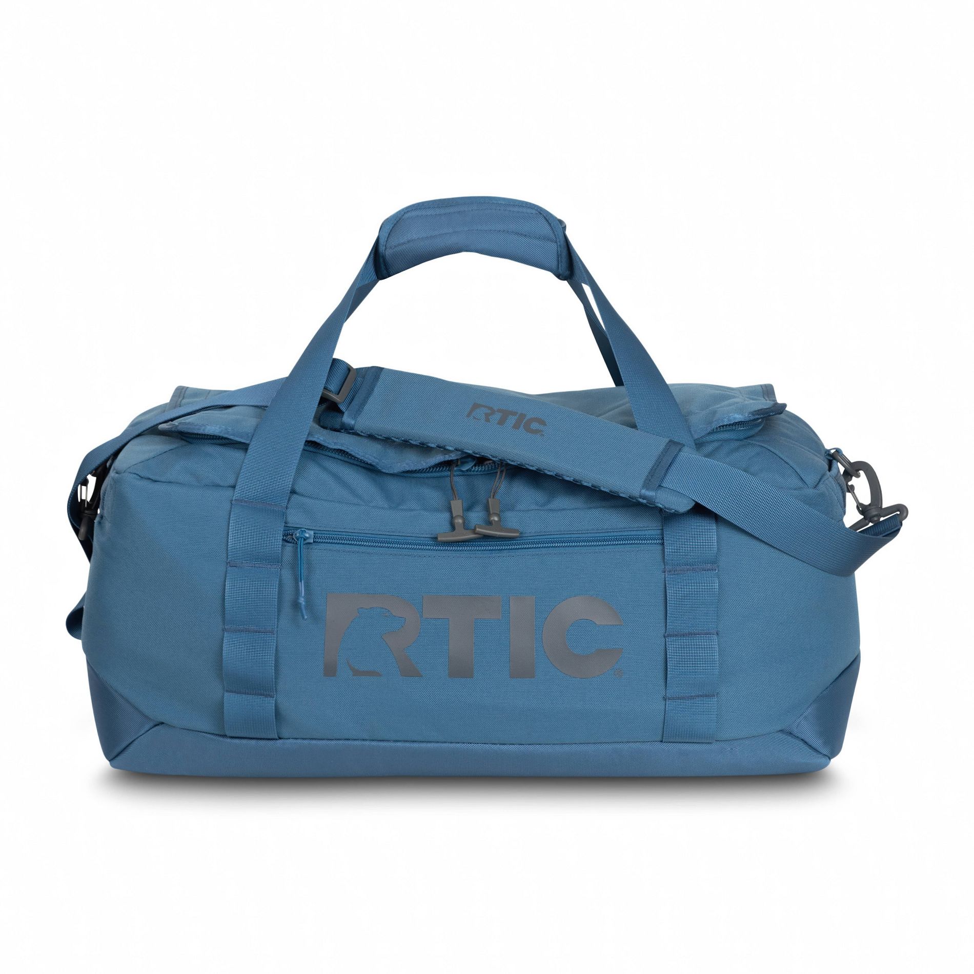 RTIC Outdoors Road Trip Duffel Bag - Blue M: Water-Resistant Travel Luggage