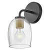 Lark Percy 1 - Light Vanity in  Black/Lacquered Brass - 3 of 4