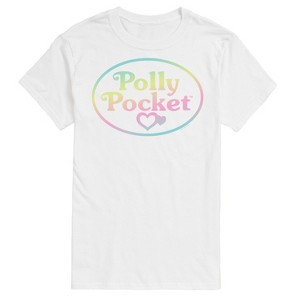 Men's - Polly Pocket - Polly Pocket Ombre Logo Short Sleeve Graphic T-Shirt - 1 of 4