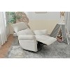 ORRD 360° Swivel Rocker Recliner Chair with Pull Ring - Gray Fabric Glider for Nursery, Living Room & Home Theater - 3 of 4