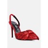 Kiki Bow Embellished Slingback Sandals Women - 3 of 4