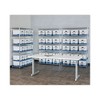 Bankers Box STOR/FILE Medium-Duty Letter/Legal Storage Boxes, Letter/Legal Files, 12.75" x 16.5" x 10.5", White/Blue, 12/Carton - 4 of 4