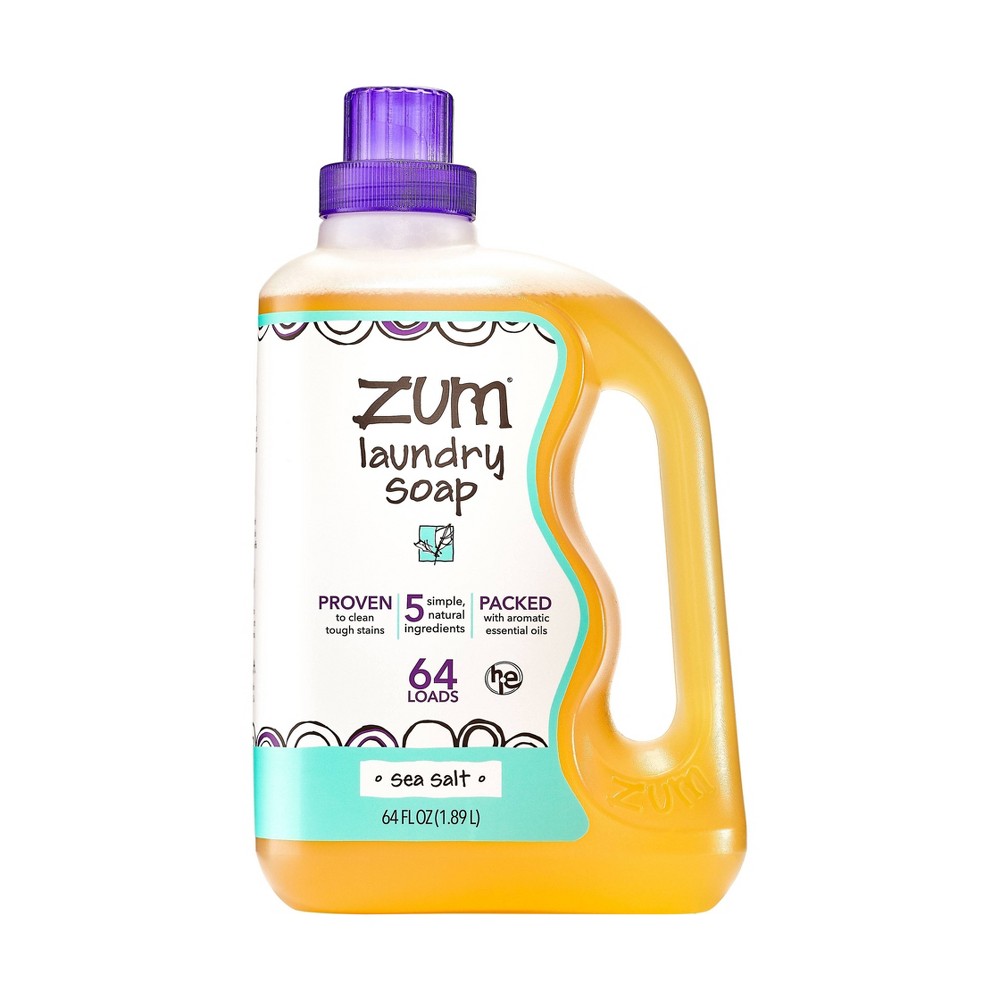 Zum Laundry Soap - Sea Salt - 64 fl oz (Best By 2028)