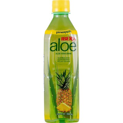 Iberia Aloe Pineapple Aloe Vera Drink 16.9 Fl Oz Bottle Target