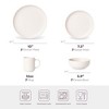 12-Piece Stoneware Dinnerware Set for 3 | Matte Glaze Plates, Bowls & Mugs | Microwave, Dishwasher Safe, Non-Toxic & Stackable-- Frevyn - 2 of 4