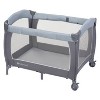 Baby Trend Lil Snooze Deluxe III Nursery Center Playard For Twins - Cozy Gray - 2 of 4