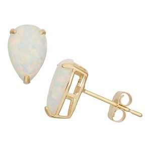 Designs By Gioelli 10K Gold Gemstone Stud Earrings - 1 of 2