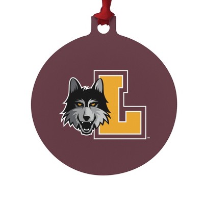 Loyola University Chicago Primary Logo Aluminum Holiday Christmas Tree Ornament