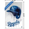 Trends International MLB Kansas City Royals - Drip Helmet 22 Framed Wall Poster Prints - 3 of 4