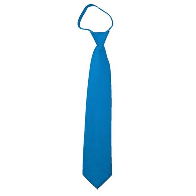 Men's Solid Color Zipper Neckties