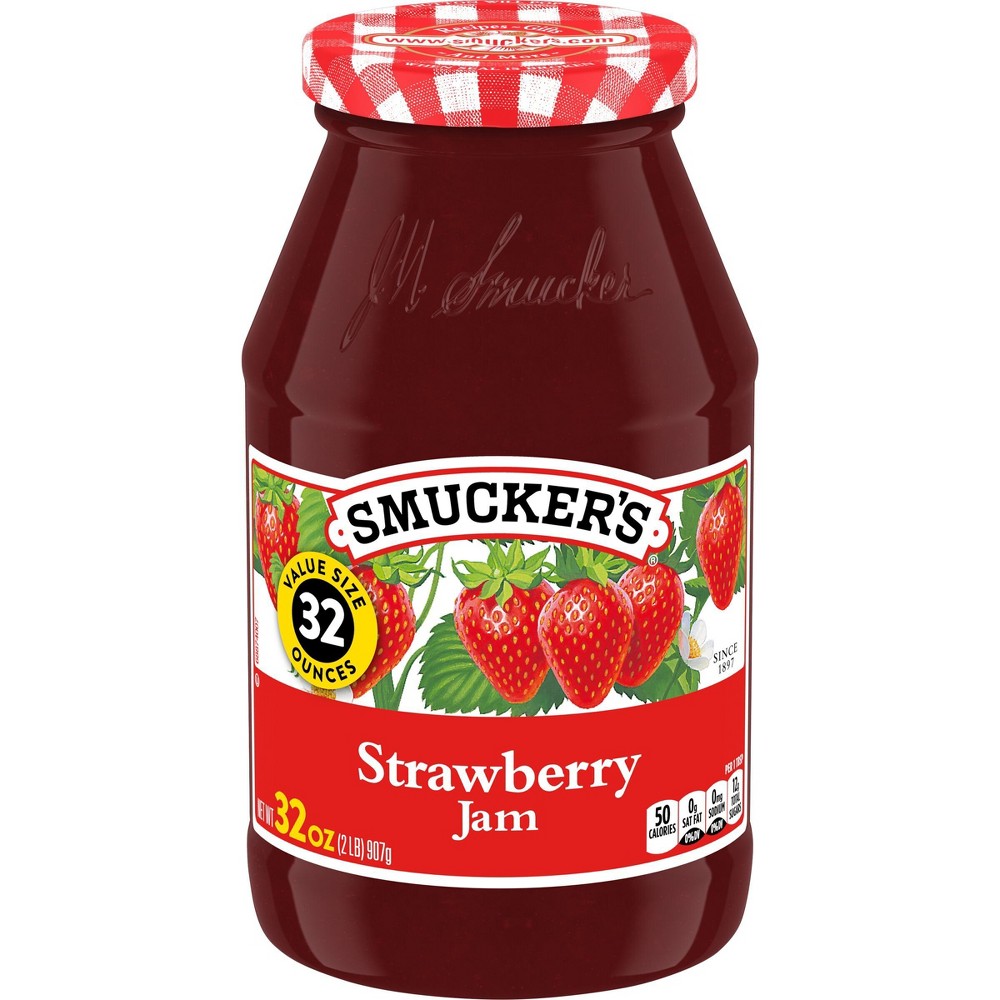 UPC 051500001639 product image for Smucker's Strawberry Jam - 32oz | upcitemdb.com