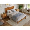 AFI Furnishings Madison Full Foundation Bed with Charging Station in Light Toffee - 4 of 4