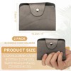Unique Bargains Leather Slim ID Card Business Card Holder Wallets with 24 Slots 4" x 3" 2 Pcs - 2 of 4