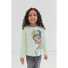 Disney Princess Ariel Cinderella Tiana Belle Jasmine Moana 3 Pack T-Shirts Toddler to Big Kid - 4 of 4