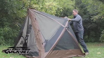 CLAM Quick-Set Traveler 6 x 6 Ft Portable Outdoor 4 Sided Canopy