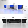 INFURNIC TV Stands and Consoles Biplane Design Media Console, Modern Entertainment Center with Large Storage Cabinets, Black, 46.2"*19.5"*7.5" - 2 of 4