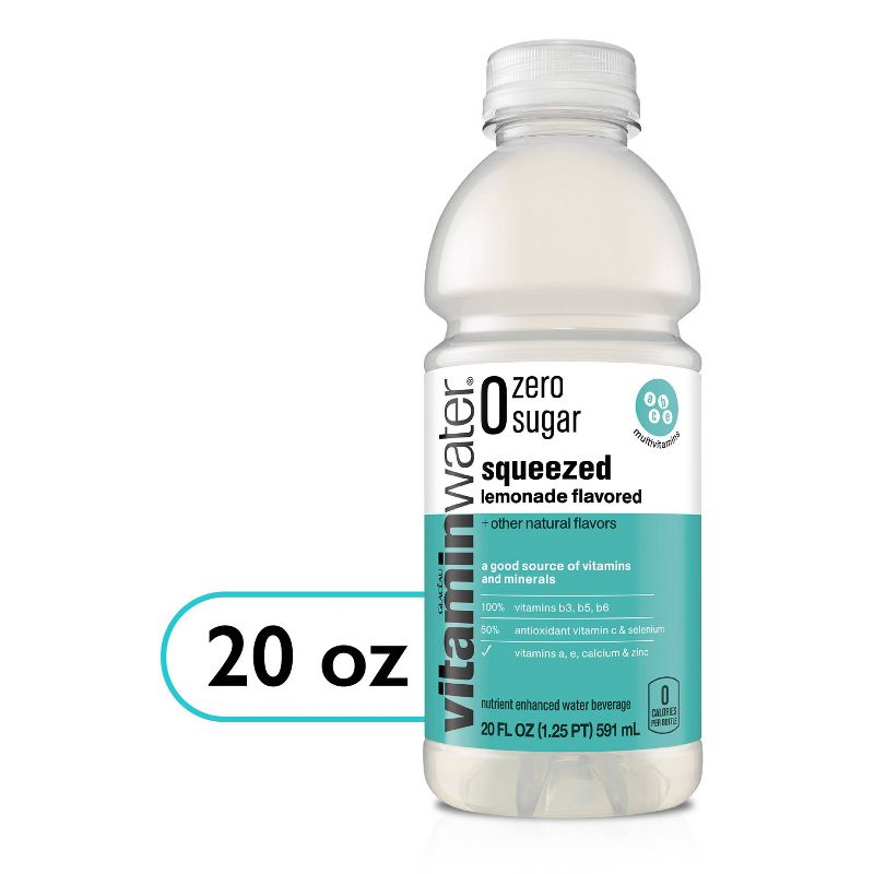vitaminwater zero squeezed lemonade - 20 fl oz Bottle, 1 of 17