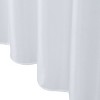 Hotel Collection XL Heavy Duty White Fabric Shower Curtain - 84 in. Long - 4 of 4